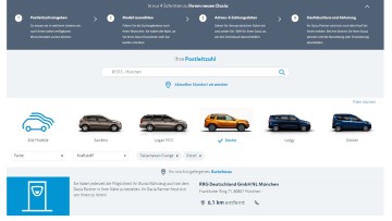 Vertrieb: Dacia bietet Bestandsfahrzeuge im Online-Shop