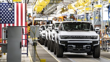 Produktion des Hummer EV im GM-Werk Detroit