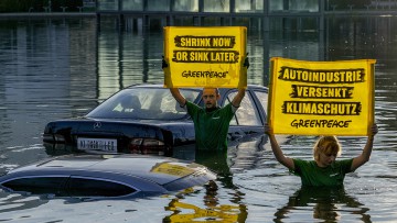 Greenpeace-Proteste im Vorfeld der IAA 2024