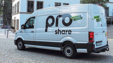 Neuer "ProShare"-Dienst: VW Nutzfahrzeuge startet flexible Transporter-Miete