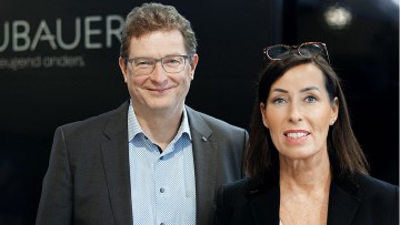 Robert Hubauer, Geschäftsführer, und Alexandra Kock, Leitung Kundenmanagement