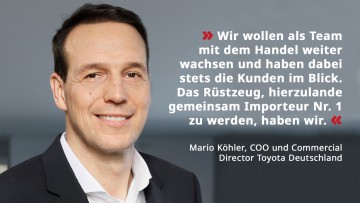 Mario Köhler, COO und Commercial Director Toyota Deutschland