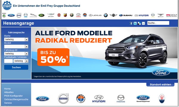 Emil Frey Gruppe Ford-Angebot