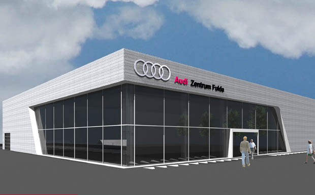 Grundsteinlegung für Audi-Zentrum Fulda