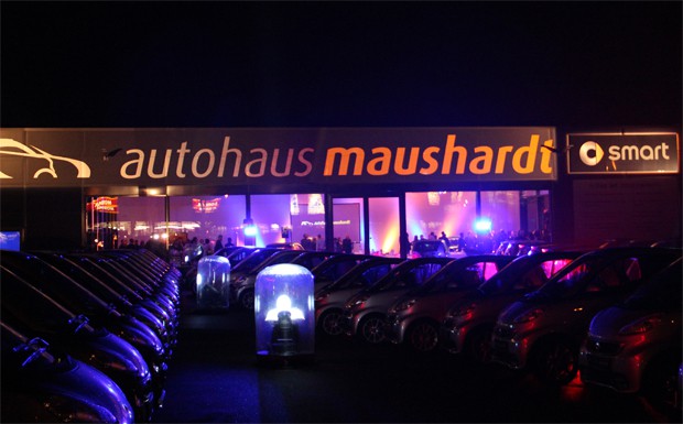 Wiedereröffnung im Autohaus Maushardt