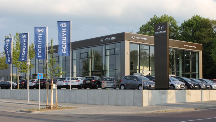 Neue Hyundai-CI im Autohaus Lichtblau