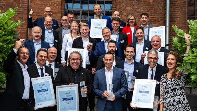 TÜV Rheinland Award für Kundenzufriedenheit 2019 - Preisverleihung