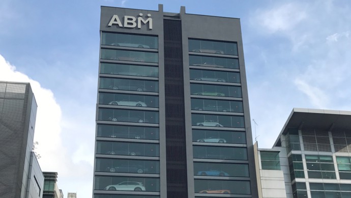 Autoturm von  ABM in Singapur