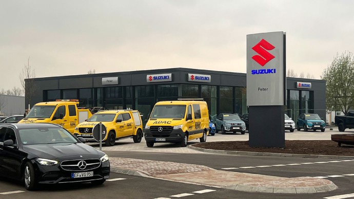 Suzuki-Showroom der Autohaus Peter Gruppe in Erfurt