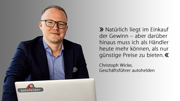 autohelden Interview Geschäftsführer Christoph Wicke Zitat