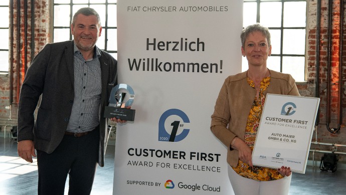FCA "Customer First Award for Excellence" - Preisträger 2020