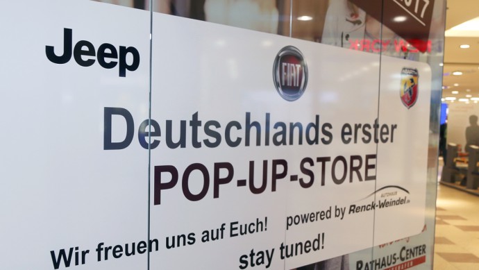 FCA Pop-up-Store in Ludwigshafen