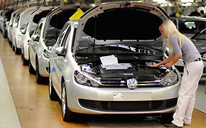 Hoher Auftragsbestand: VW will auch 2010 Sonderschichten fahren