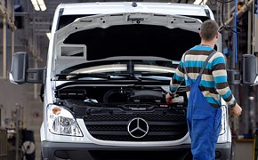 Jahresbilanz: Mercedes verkauft weniger Transporter