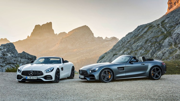 Mercedes-AMG GT, GT C Roadster und AMG GT R: Nach oben offen