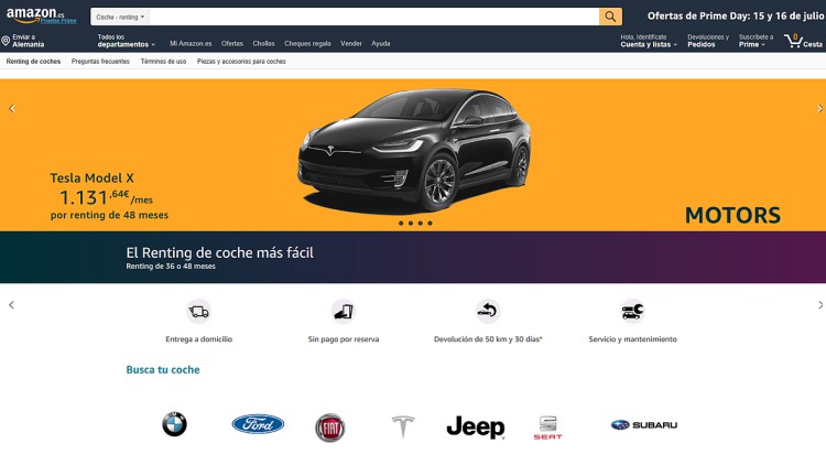 Online-Leasing von Neuwagen: Amazon und ALD kooperieren in Spanien