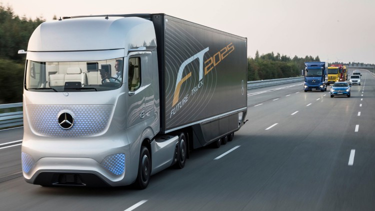 Daimler: 500 Millionen Euro für selbstfahrende Lkw