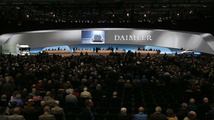 Daimler-Hauptversammlung: Die Angst vor "Volkswagen 2.0"