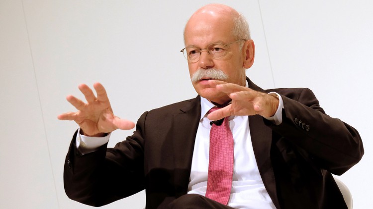 Daimler-Boss: Verbrenner-Verbot "nicht Aufgabe des Gesetzgebers"