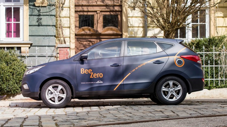 München: Carsharing mit Brennstoffzellenautos