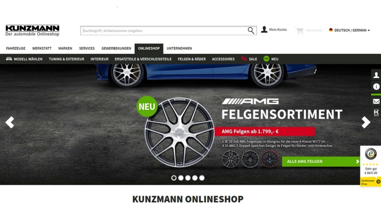 "Top Shop 2019": Qualitätssiegel für Autohaus Kunzmann