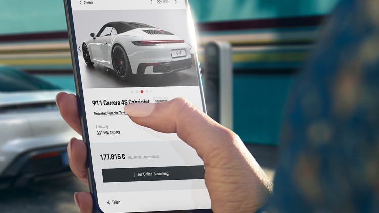Digitalisierung: Porsche startet Online-Verkauf