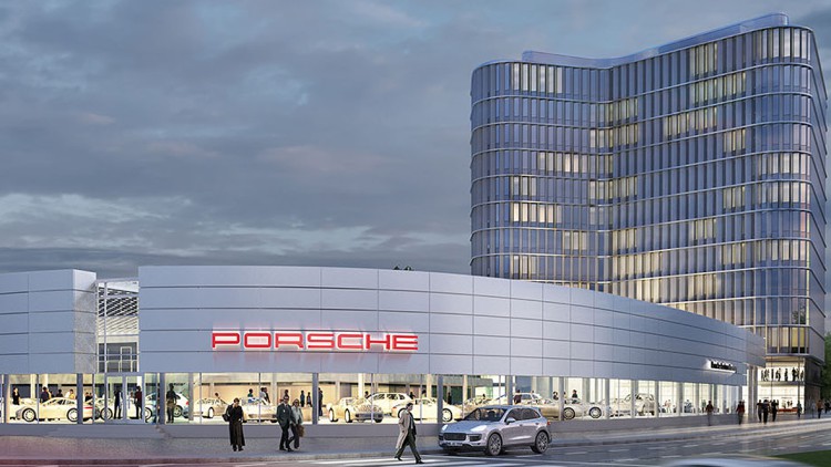 Spatenstich in Hamburg: 20 Millionen Euro für neue Porsche-Niederlassung
