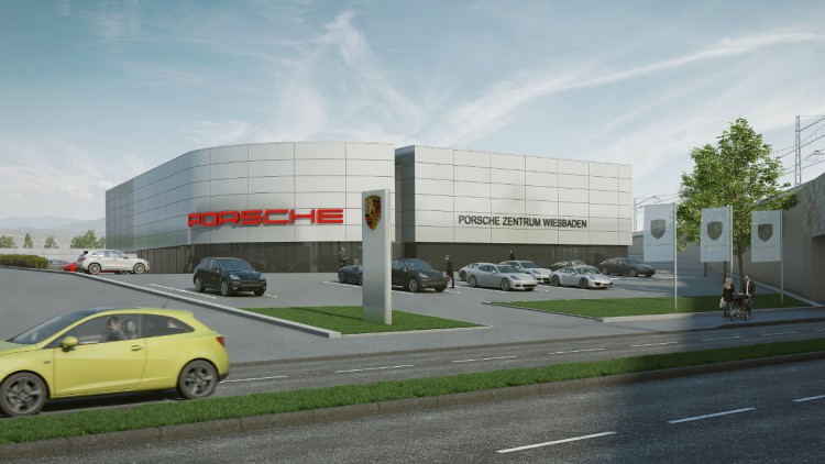 Scherer Gruppe: Neues Porsche Zentrum für Wiesbaden