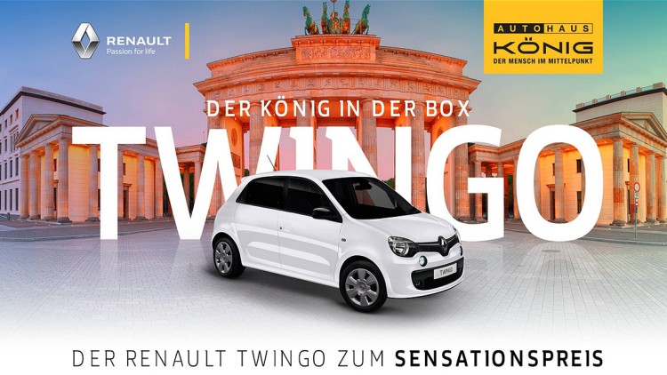 Twingo-Leasing: Renault König kooperiert mit Amazon