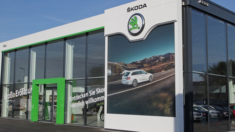Skoda: Rund 400 Autohäuser im neuen Design