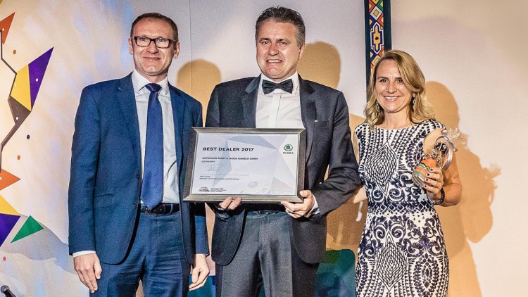 Skoda-Netz: Autohaus Rindt & Gaida erhält "Best Dealer Award"
