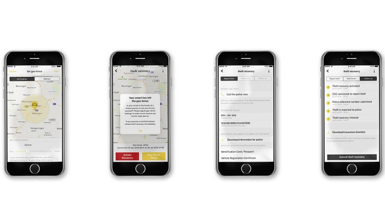 Neue App-Funktionen bei Smart: Autodieben schneller auf der Spur