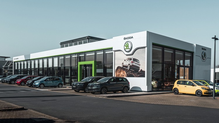 Neubau in Braunschweig: Autohaus Voets setzt auf Skoda