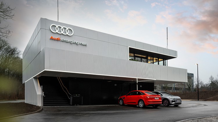 Audi-Pilotprojekt in Nürnberg: Laden und loungen