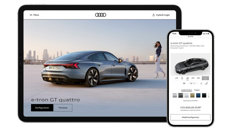 Audi stärkt digitalen Vertrieb: Personalisierte Website, neue Beratungsoption