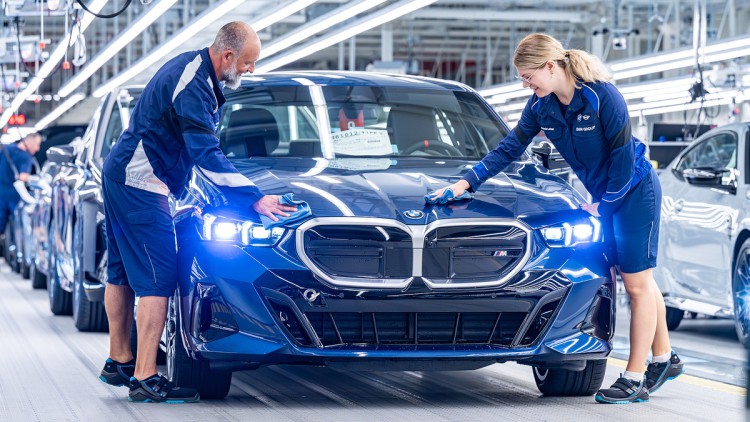 Produktionsstart des neuen BMW 5er im Werk Dingolfing