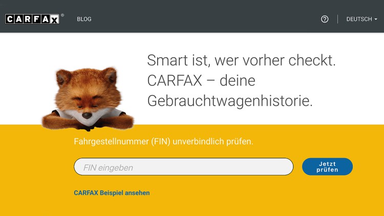 Carfax Europe: Erstmals mit deutschsprachigen GW-Historien