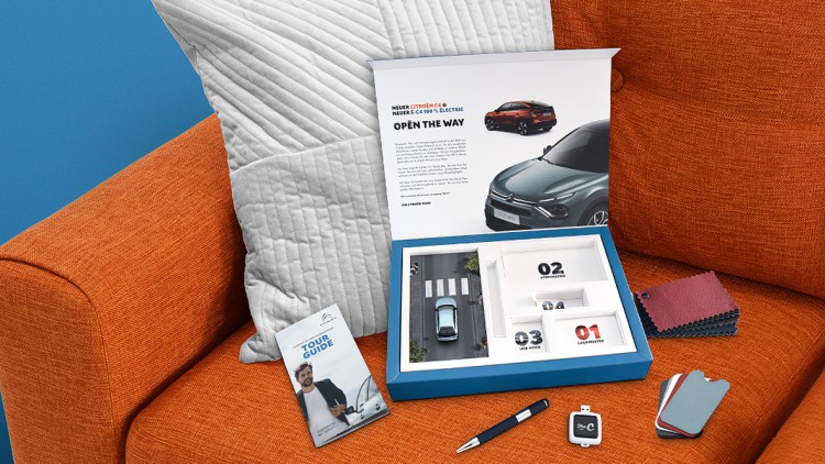 Marketing für neuen Citroën C4: Modellerlebnis für zu Hause