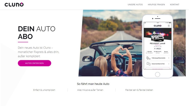 Start-up für Fahrzeugabos: Cluno verstärkt Führungsteam