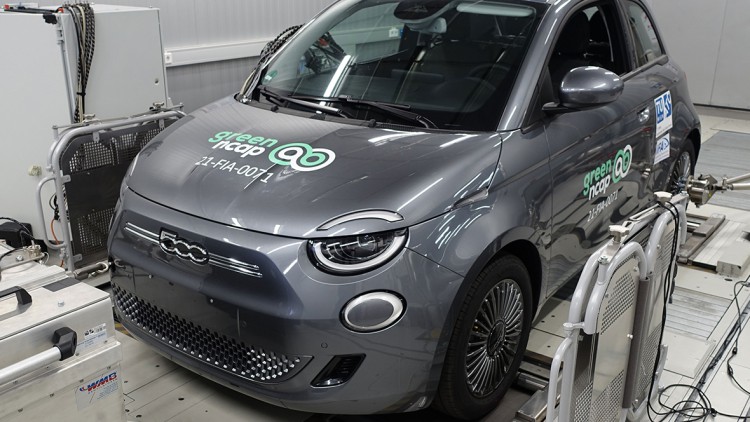 Green NCAP: Fünf Sterne für Fiat 500e