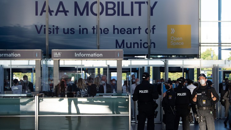 IAA; IAA Mobility; Automesse; München; Proteste; Polizeieinsatz