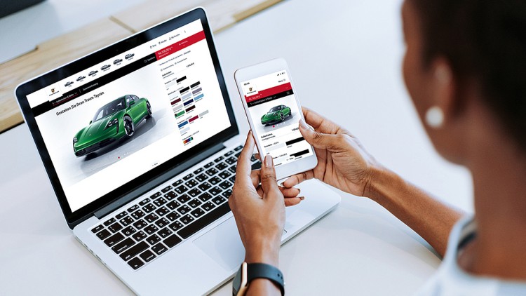 Porsche: Online-Vertrieb jetzt auch für selbstkonfigurierte Modelle
