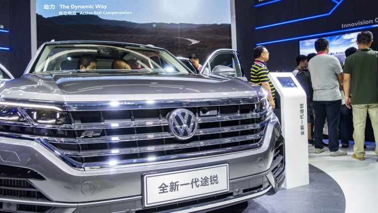 China: VW rechnet mit anhaltender Marktschwäche