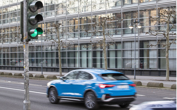 Grüne Welle für Audi in Düsseldorf