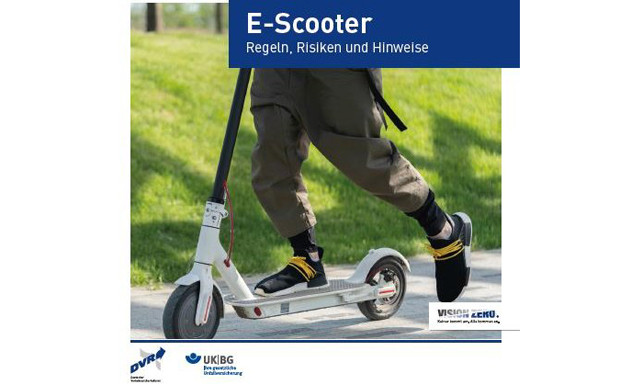 E-Scooter: Neuer Flyer für die Präventionsarbeit