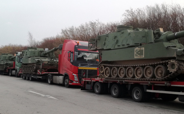 Polizei stoppt chaotischen Panzertransport