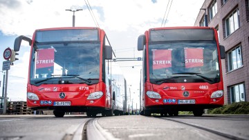 Streik, Bus, Bremer Straßenbahn AG, BSAG, Verdi, Warnstreik 2020