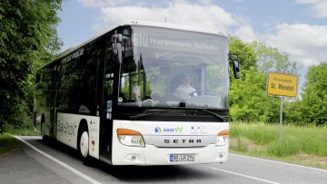 Saarland: Warnstreik legt Großteil des Busverkehrs lahm