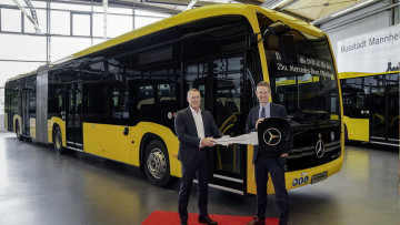 Daimler Buses: Dresdner Omnibusflotte elektrifiziert