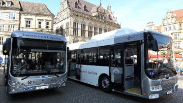 Alternative Antriebe: Bremen fördert Anschaffung weiterer E-Busse
